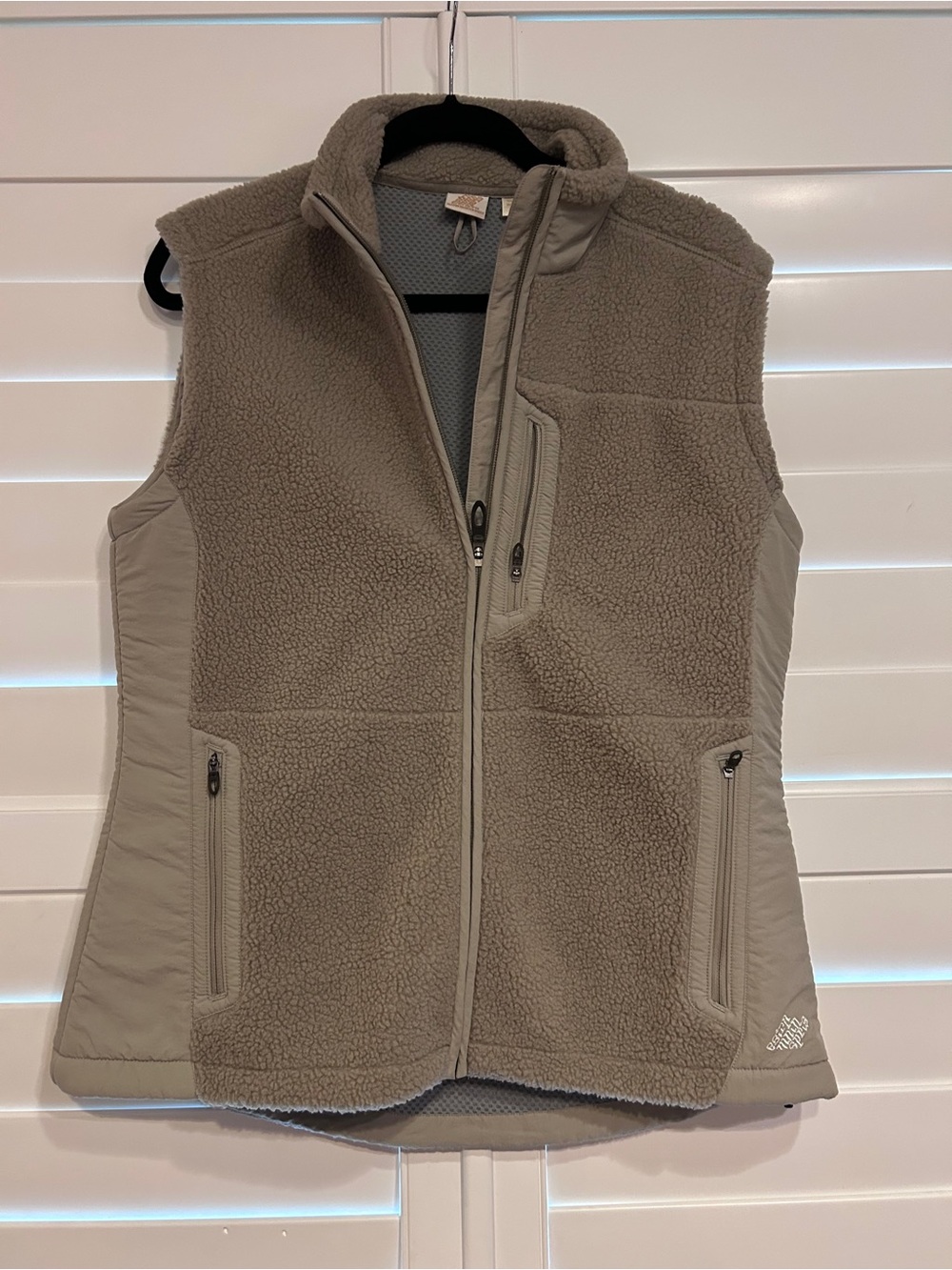 Eastern Mountain Sports Fleece Vest Taupe Size Large